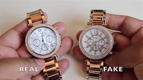 michael kors watch fake vs original|real mk watch.